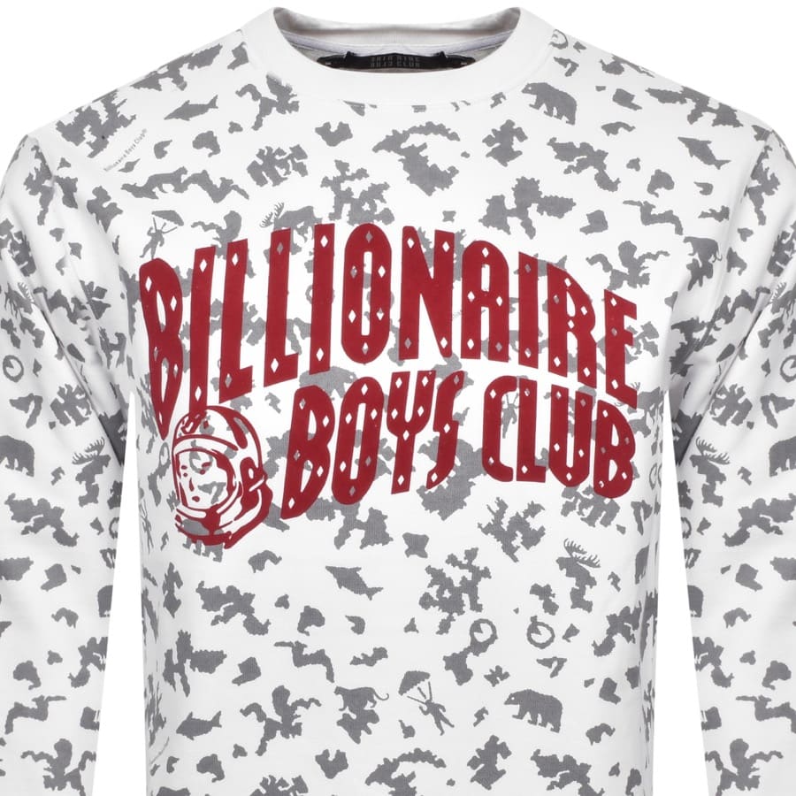 Alternative Image for ProductBillionaire Boys Club Print Sweatshirt White2